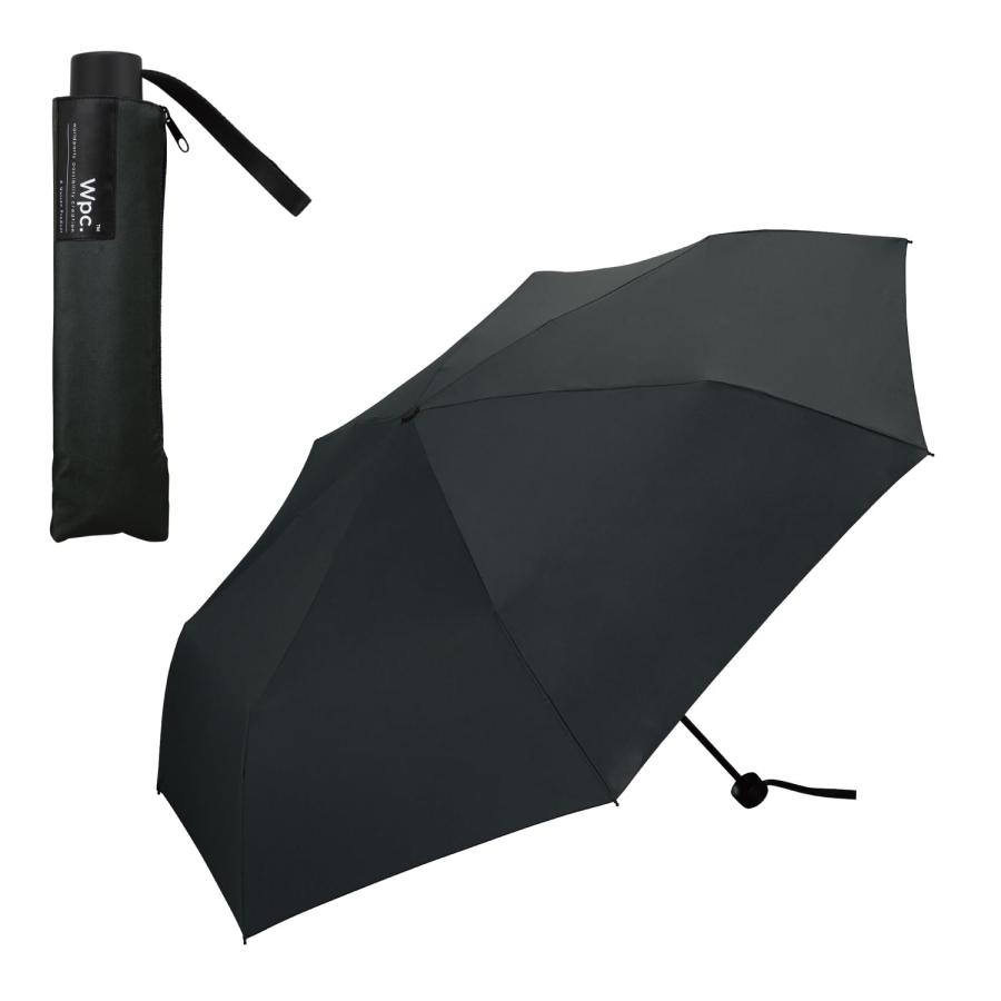 Wpc. ワールドパーティー 2023年 雨傘 UNISEX WIND RESISTANCE FOLDING UMBRELLA ブラック 65cm 耐風 晴雨兼用 メンズ レディース 折りたたみ傘 UX003-900-002 | 