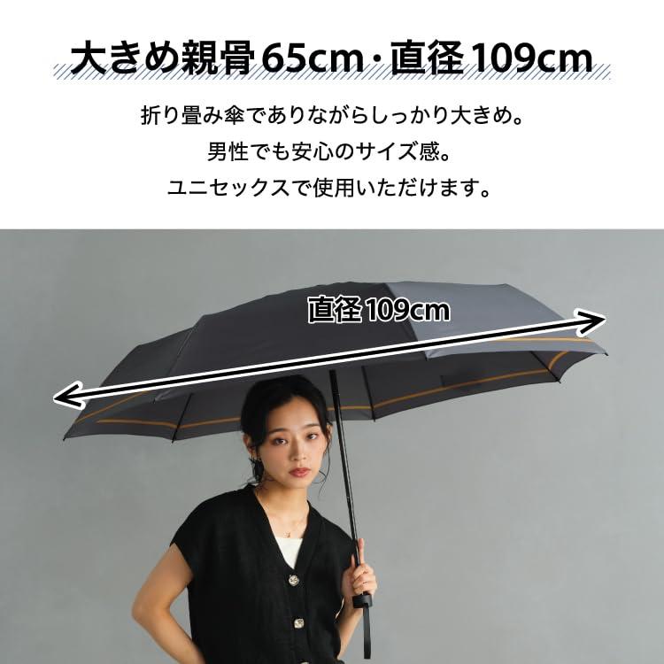 Wpc. ワールドパーティー 2023年 雨傘 UNISEX WIND RESISTANCE FOLDING UMBRELLA ブラック 65cm 耐風 晴雨兼用 メンズ レディース 折りたたみ傘 UX003-900-002 |  | 05
