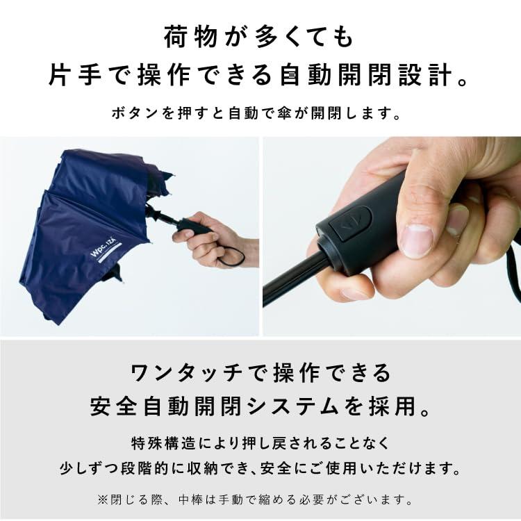 Wpc. ワールドパーティー 2025 男の晴雨兼用傘 日傘 IZA Type AUTOMATIC & SAFE オフ 折りたたみ傘 自動開閉 ZA021-001-102 (母の日 プレゼント 入園祝い) |  | 02