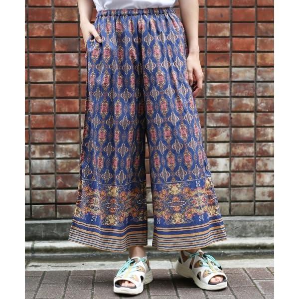 トモコーポレーション Shanti Shanti オリエンタルポップ柄パンツ WEB限定 ネイビー FREE (プレゼント 入園祝い 入学祝い かわいい おしゃれ お返し) |  | 01