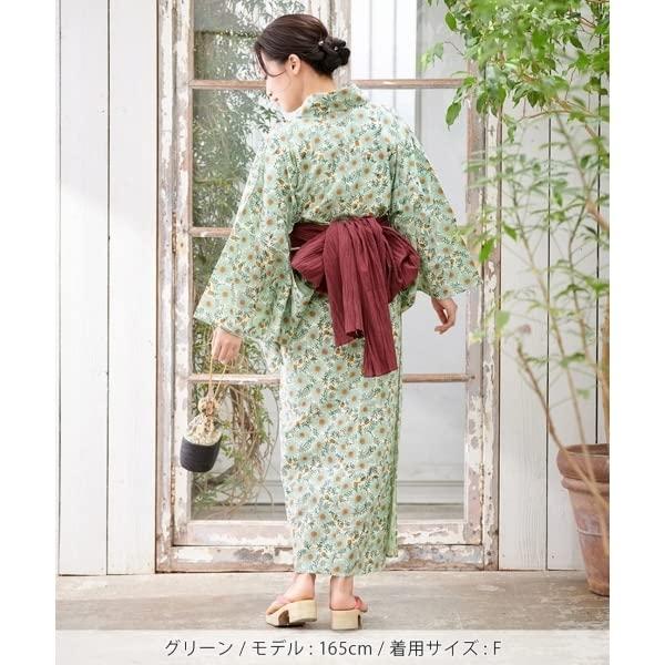 トモコーポレーション Shanti ディンティブロックプリント浴衣セット