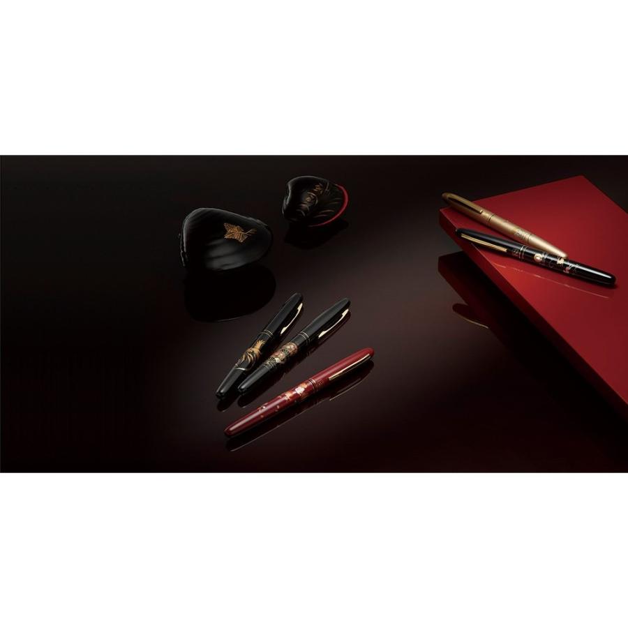 呉竹 Er190 410 くれ竹手紙ぺん 蒔絵物語 ふくろう 紺 22春夏新色