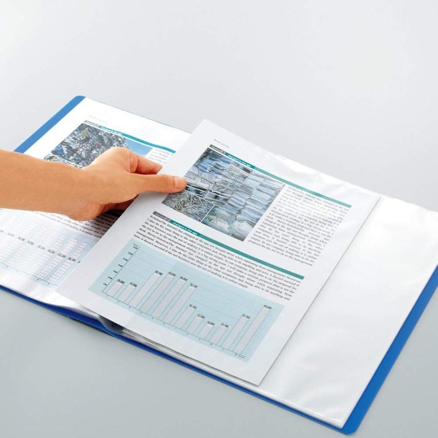 Kokuyo コクヨ ファイル クリアファイル ベーシック 固定式 サイドスロー B5 40ポケット 黒 ラ B221d 生活雑貨 どんぐりの木 通販 Yahoo ショッピング