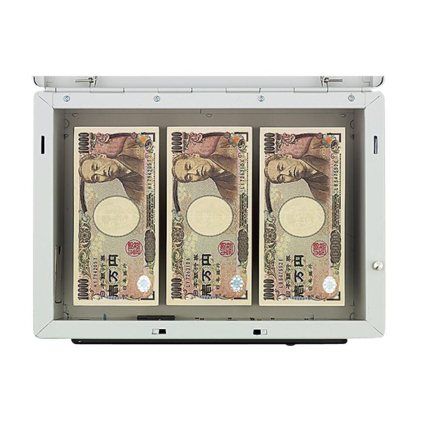 KOKUYO コクヨ 手提げ金庫 テンキー付 グレー B5 CB-T12M_5