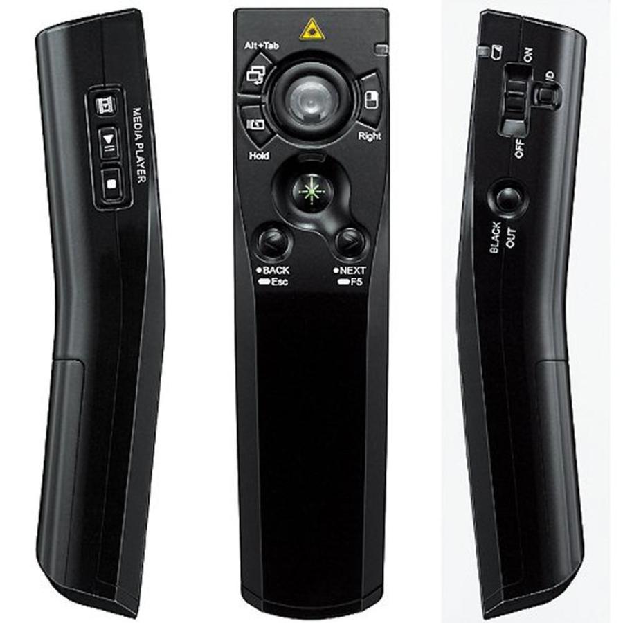 KOKUYO コクヨ 緑色レーザーポインター マウス機能付 UD形状 ELA-MGU91