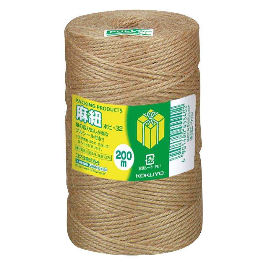 Kokuyo コクヨ 麻紐 きなり色 0m巻 チーズ巻き ホヒ 32 生活雑貨 どんぐりの木 通販 Yahoo ショッピング