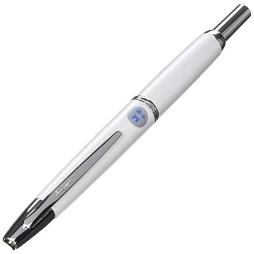 PILOT パイロット 万年筆キャップレス デシモ 中字 M パールホワイト軸