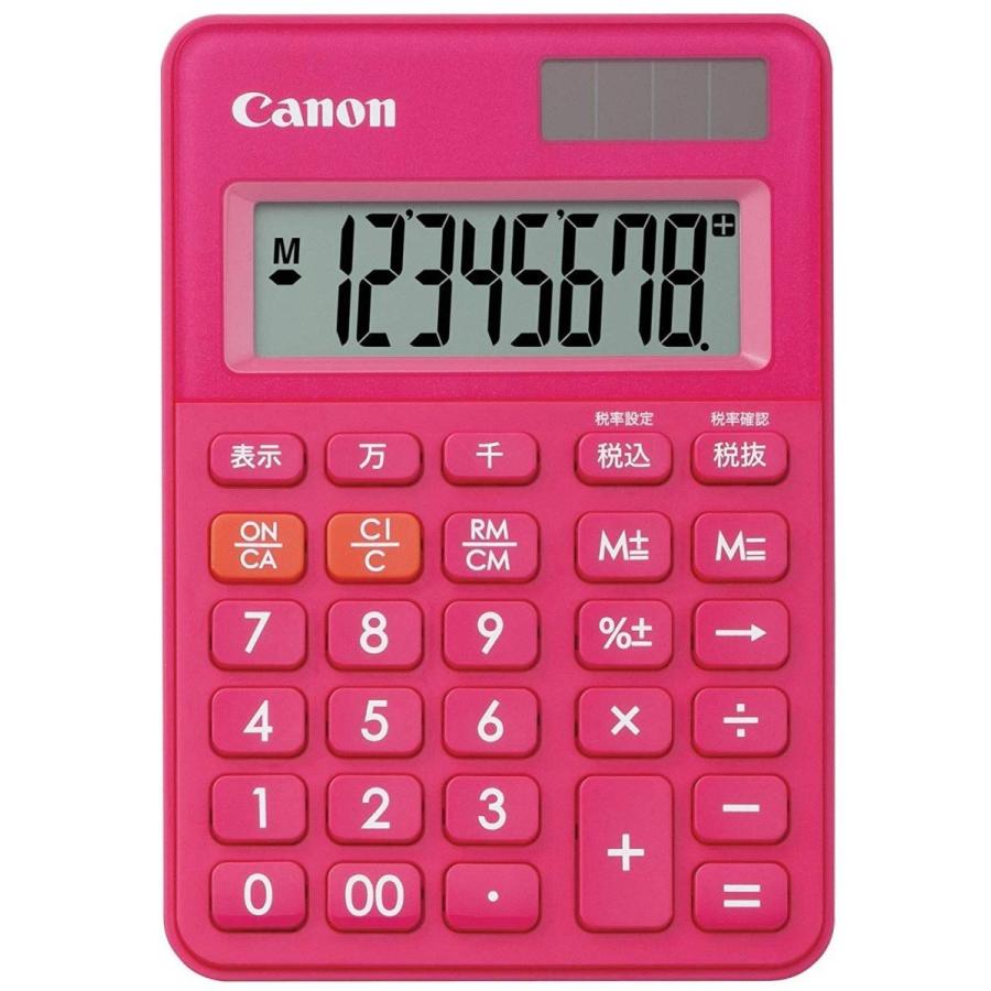 Canon キャノン 電卓 8桁 ミニミニ 卓上サイズ Ls 80tu Rd レッド 生活雑貨 どんぐりの木 通販 Yahoo ショッピング