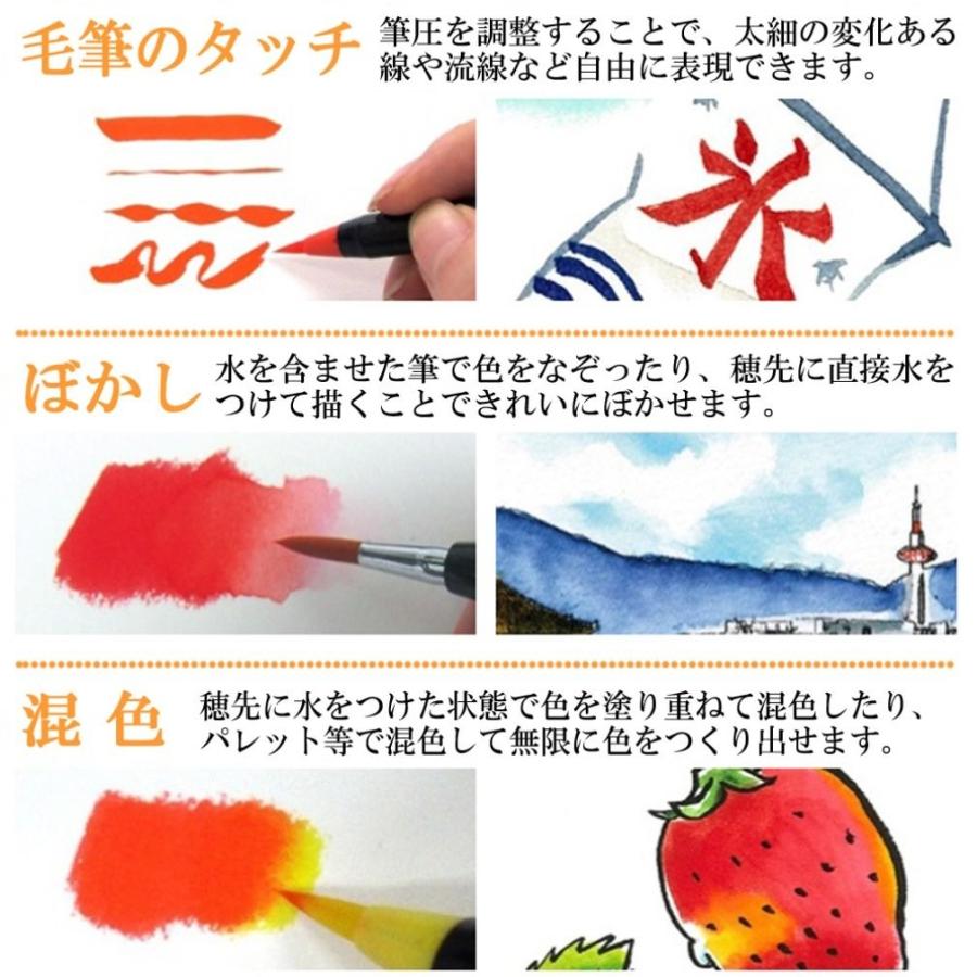あかしや 筆ペン 水彩毛筆 彩 夏を描く5色セット Ca0 5vb 生活雑貨 どんぐりの木 通販 Yahoo ショッピング