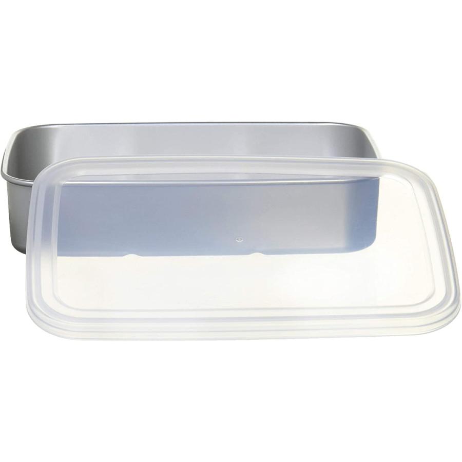 SKATER スケーター アルミ 急速 冷凍 保存容器 L 1200ml ナチュラル 日本製 AKH4-A (プレゼント 入園祝い 入学祝い 保育園 子供 小学生 かわいい おしゃれ) | スケーター | 02