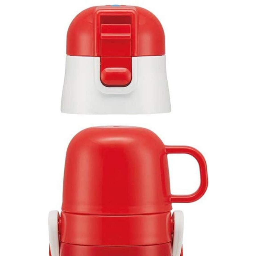 SKATER スケーター SDC4SKDC4専用コップパーツ 2WAYボトルコップ 別売りパーツ コップ飲みパーツ 子供用水筒 部品 P-SKDC4-C コップパーツ P-SKDC4-C342325 赤 | スケーター | 03