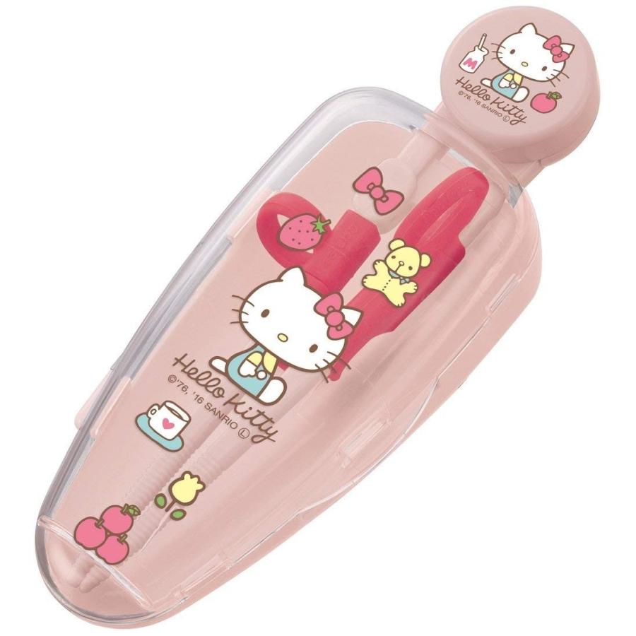 ハローキティ SKATER スケーター DX トレーニング箸 14cm ケース ハローキティ SKATER スケーター DX トレーニング箸 14cm ケース