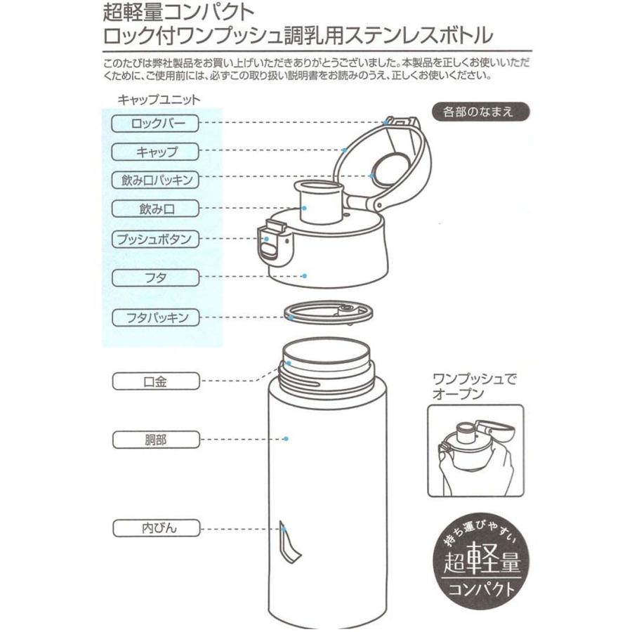 スケーター SKATER 調乳用 ステンレスボトル SMIB5 用 交換 パッキン