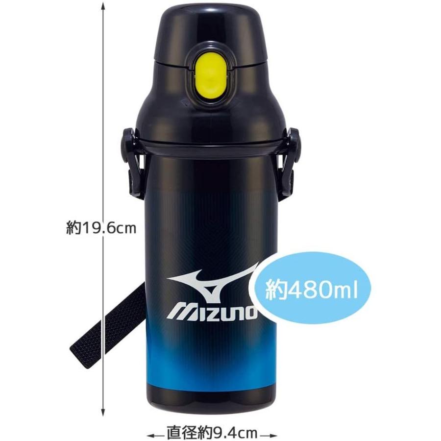 SKATER スケーター 子供用 プラスチック 水筒 480ml 銀イオン Ag+ 抗菌 ミズノ21 PSB5SANAG (母の日 プレゼント 入学特集 入園準備 入学準備 運動会 保育園)｜donguri-tree｜05