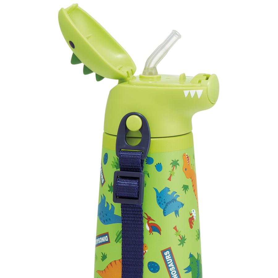 スケーター SKATER ダイカット ストロー付 ボトル 水筒 420ml スケーター SKATER ダイカット ストロー付 ボトル 水筒 420ml