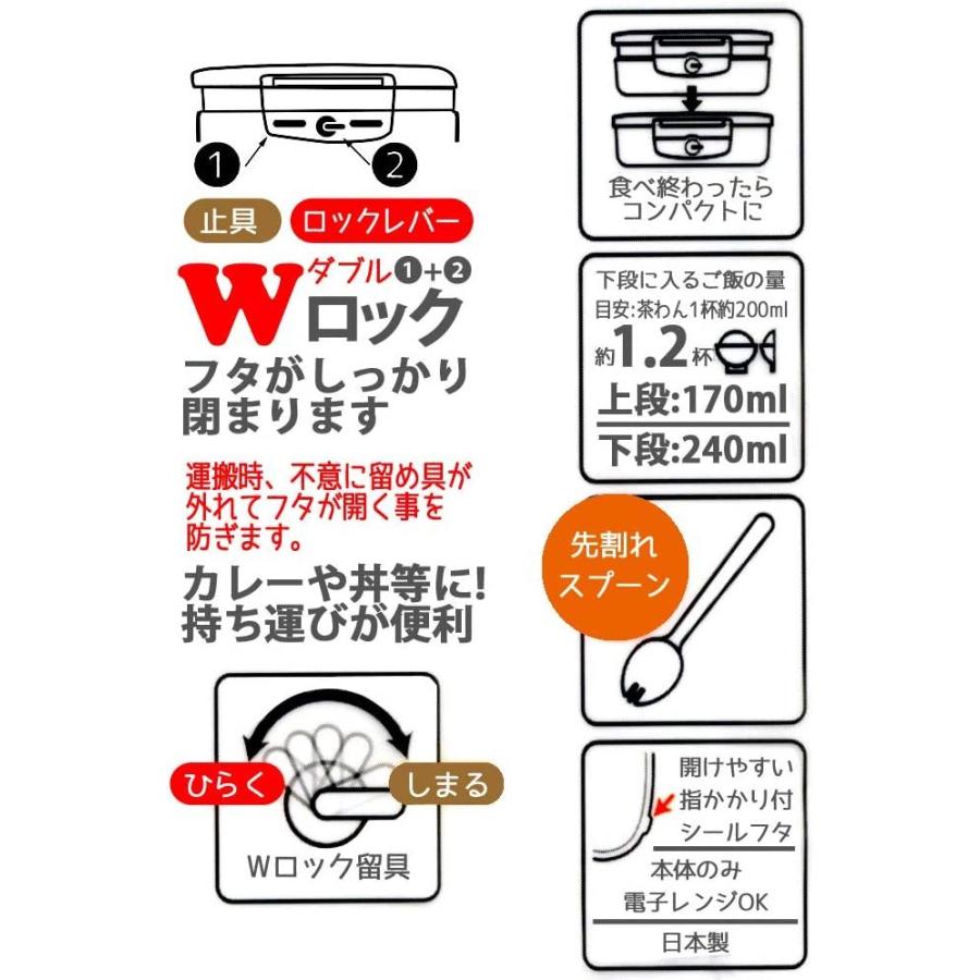 Skater スケーター ダブルロック ランチボックス 弁当箱 スプーン付 ドラえもん ひみつ道具 410ml 日本製 Ptc2n 入園祝い 入学祝い 入園特集 入園準備 生活雑貨 どんぐりの木 通販 Yahoo ショッピング