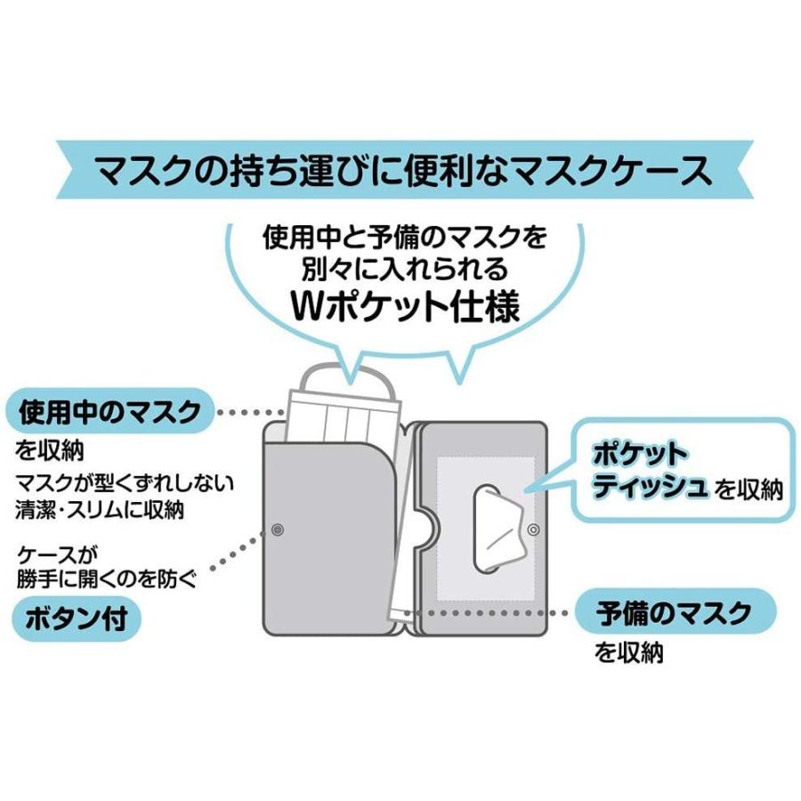 スケーター SKATER マスクケース 小さめサイズ用 小物 カード ポケット