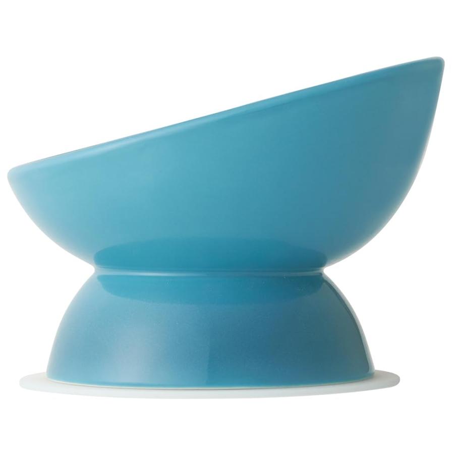 SKATER スケーター 短頭犬用 食器 陶磁器製 ペット餌入れ 幅広 マット付 ミント CHOB3 (プレゼント 入園祝い 入学祝い 子供 小学生 かわいい おしゃれ お返し) | スケーター | 01