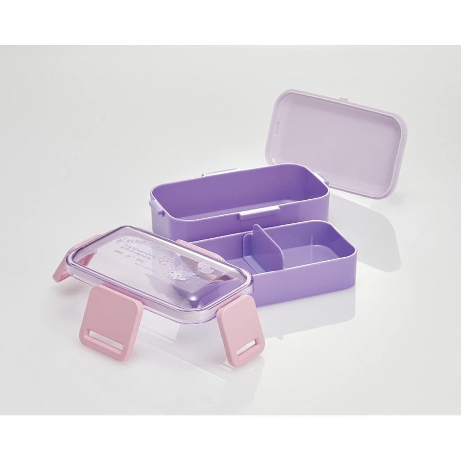 Skater スケーター Ag 銀イオン 抗菌 ふんわり盛れる ドーム型フタ 2段 弁当箱 Pflw4ag A 限定品 プレゼント 母の日 600ml クロミ オトナカワイイ 入園祝い サンリオ