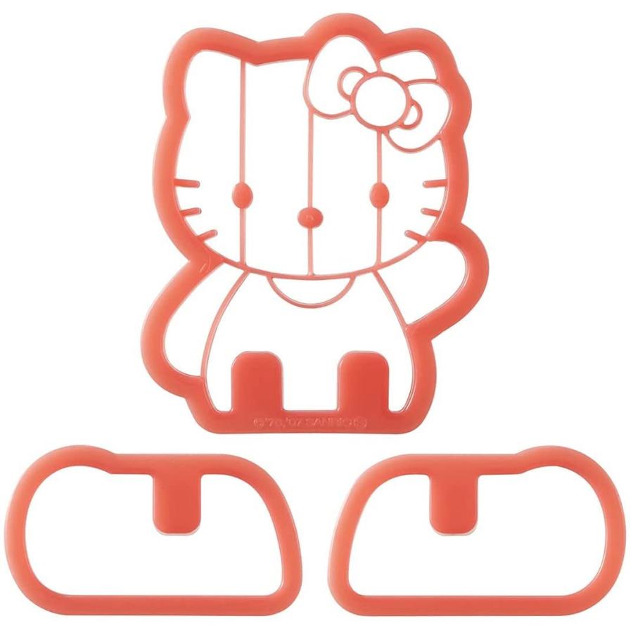 SKATER スケーター 立体 クッキー抜き型 ハローキティ おやつタイム DCN1-A (プレゼント 入園祝い 入学祝い 入学準備 保育園 子供 女の子 かわいい おしゃれ) | スケーター | 01