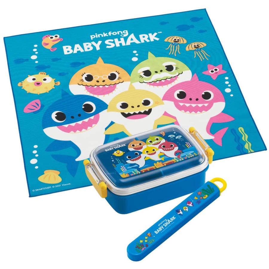 SKATER スケーター ランチクロス 43x43cm ベイビーシャーク 日本製 KB4-A (プレゼント 入園入学 入園祝い 入学祝い 入園特集 入学特集 入園準備 入学準備) | スケーター | 03