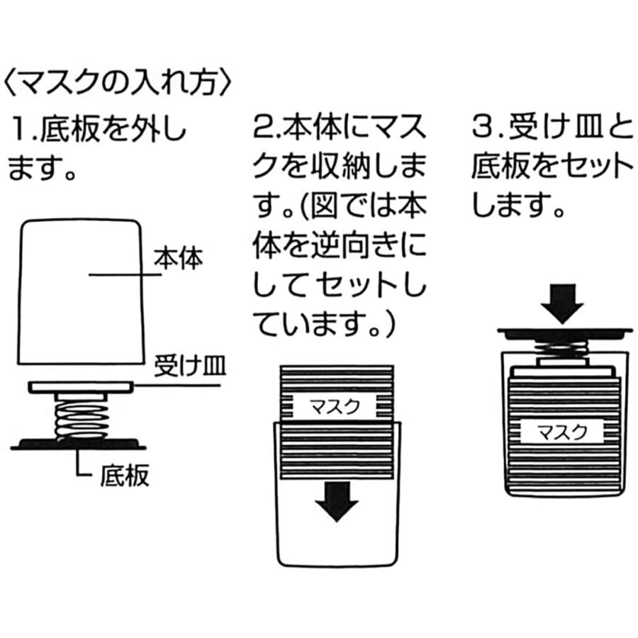 SKATER スケーター 抗菌 マスクストッカー リフトアップ式 すみっコぐらし 約60枚収納 MKST1NAG-A (母の日 プレゼント 入園特集 入学特集 入園準備 入学準備)｜donguri-tree｜09