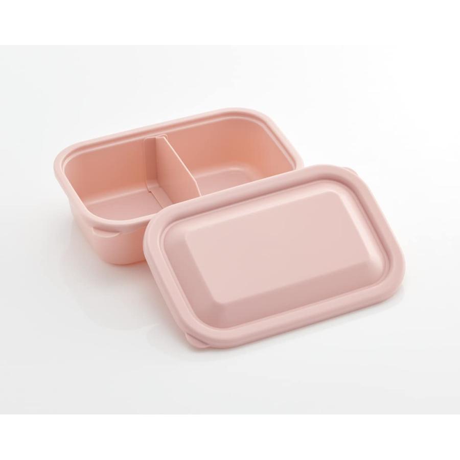 スケーター SKATER 保存容器 スモークピンク S 580ml ふわっとフタ付