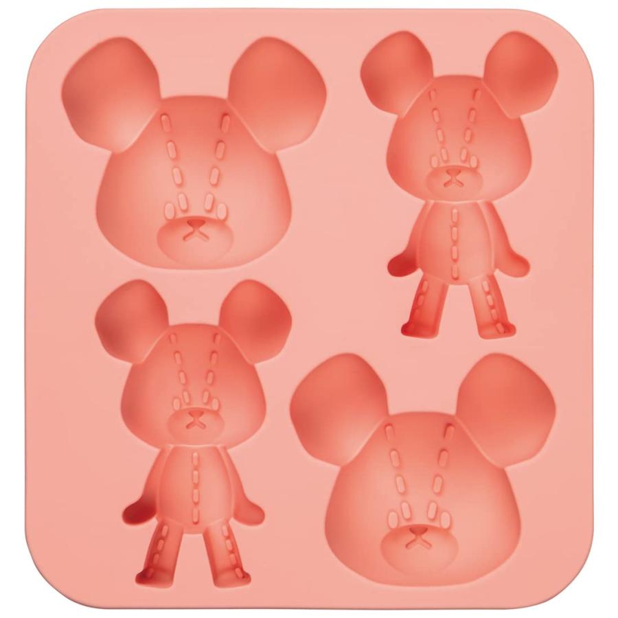 SKATER スケーター シリコン製 やきやき ミニ マドレーヌ型 4個セット ケーキ型 お菓子型 くまのがっこう SLM4-A (プレゼント 入園祝い 入学祝い 入学特集 子供) | スケーター | 01