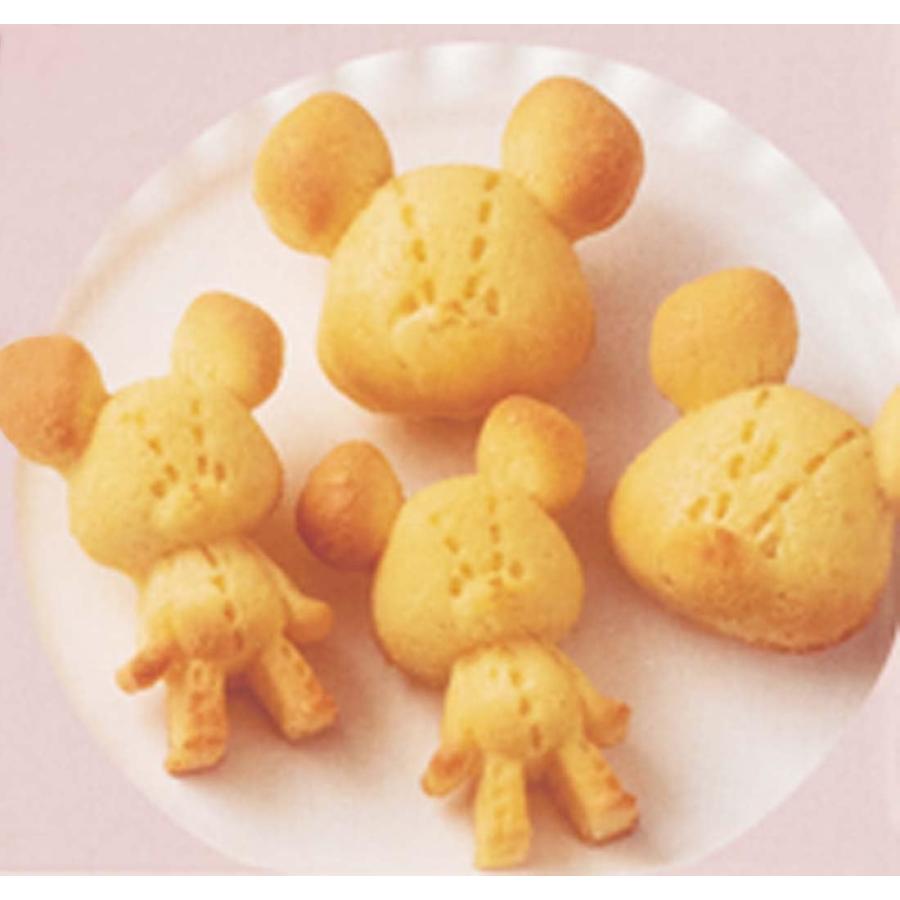 SKATER スケーター シリコン製 やきやき ミニ マドレーヌ型 4個セット ケーキ型 お菓子型 くまのがっこう SLM4-A (プレゼント 入園祝い 入学祝い 入学特集 子供) | スケーター | 03