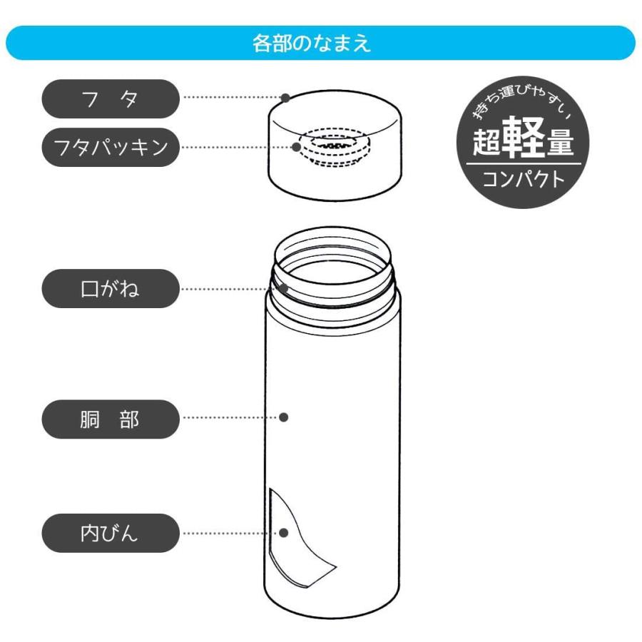 SKATER スケーター マグボトル Pompon'sネズミ 350ml 超軽量 ステンレス 水筒 STYL4-A (母の日 プレゼント 入学祝い 入園特集 入学特集 入園準備 入学準備)｜donguri-tree｜09