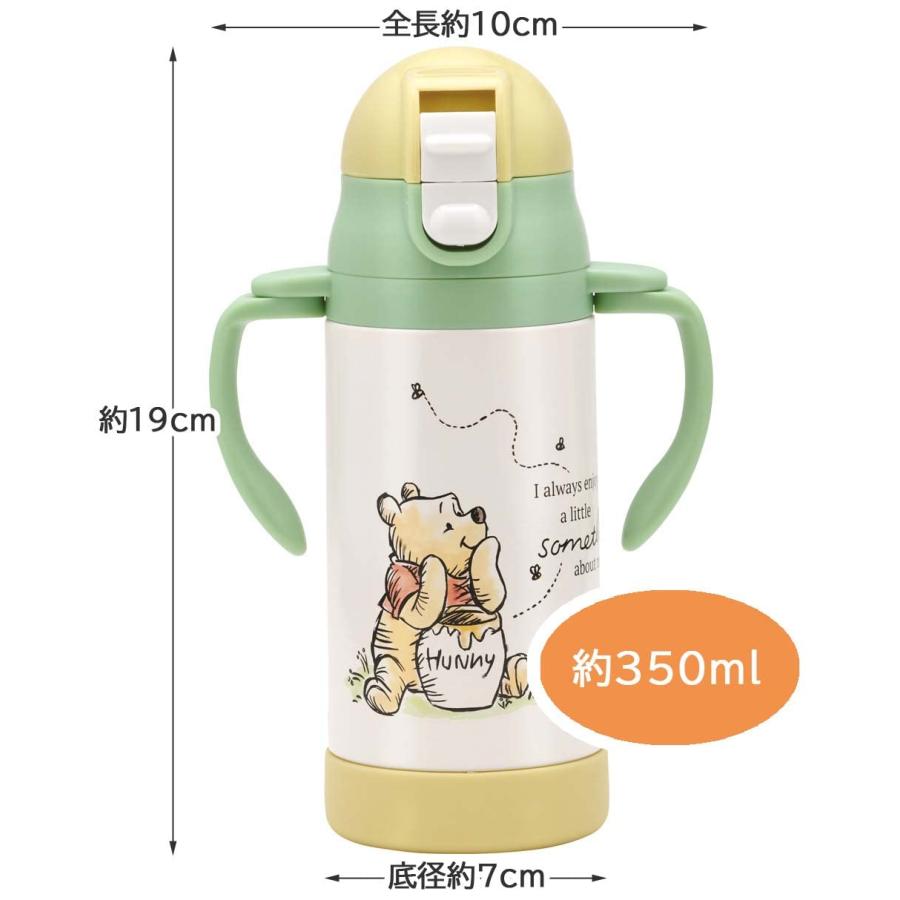 スケーター SKATER 両手 ストロー付き ステンレス 水筒 ベビーマグ 