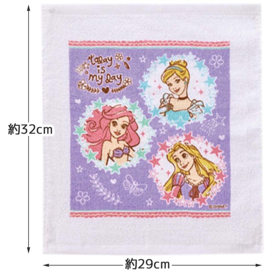 SKATER スケーター おしぼり タオル 3枚セット ディズニー プリンセス 23 OAC1T-A (プレゼント 入園祝い 入学祝い 入園特集 入学特集 入園準備 入学準備 保育園) | スケーター | 01