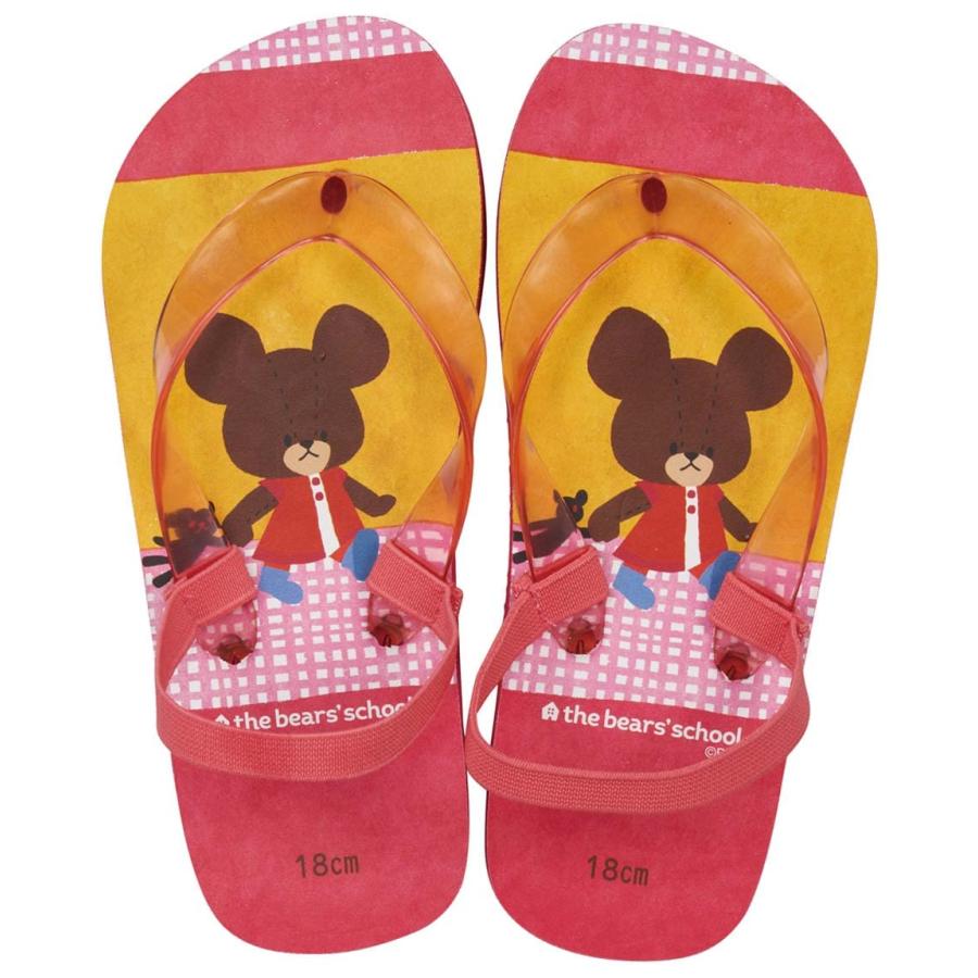 SKATER スケーター キッズ ビーチサンダル くまのがっこう 18cm SDBE18-A (プレゼント 入園祝い 入学祝い 入学特集 入学準備 子供 女の子 小学生) | スケーター