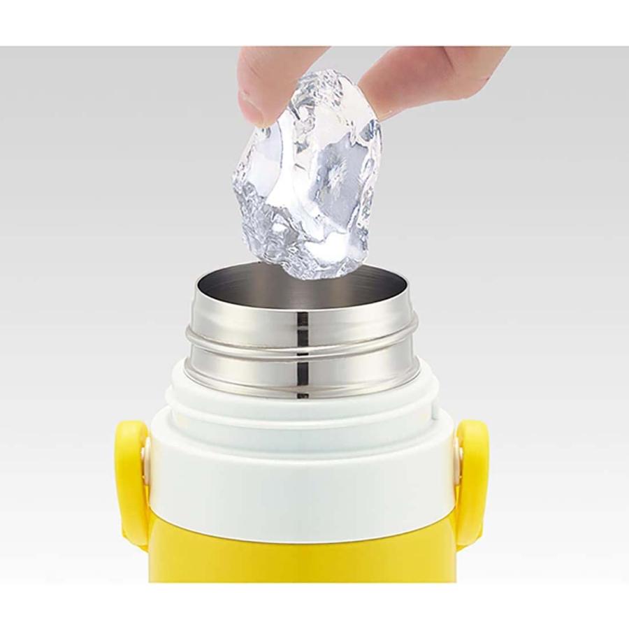 SKATER スケーター 水筒 ワンプッシュダイレクトボトル 470ml 超軽量 女の子 キャラクター 子供 直飲み 635014 ピカチュウフェイス23 (プレゼント 入園祝い) | スケーター | 03