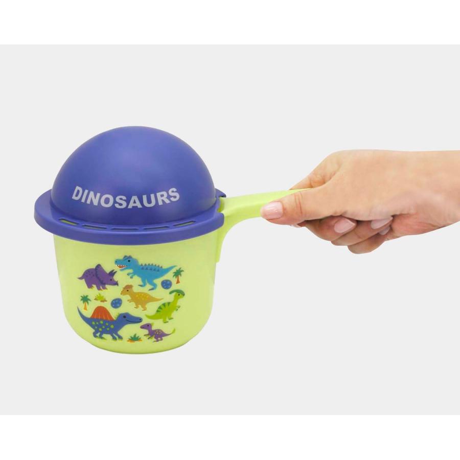 SKATER スケーター ベビー バス お湯かけ ジョーロ 手桶 湯桶 子供用 ディノサウルス ピクチャーブック BS25JR-A (プレゼント 入園祝い 入学祝い 保育園 子供) | スケーター | 06