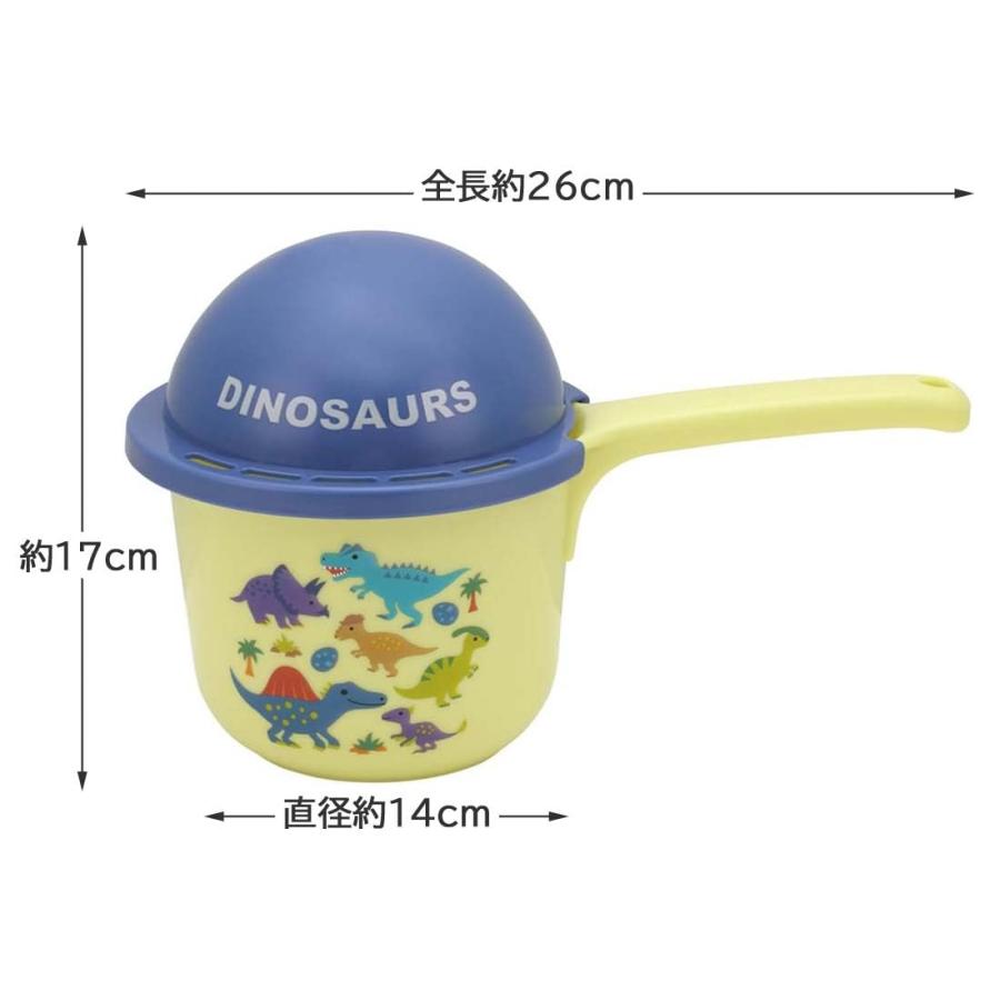 SKATER スケーター ベビー バス お湯かけ ジョーロ 手桶 湯桶 子供用 ディノサウルス ピクチャーブック BS25JR-A (プレゼント 入園祝い 入学祝い 保育園 子供) | スケーター | 07