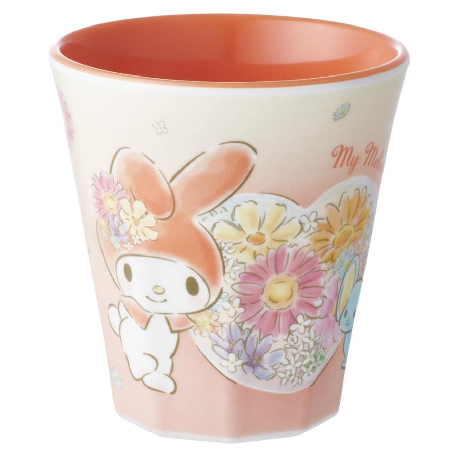 SKATER スケーター タンブラー メラミン コップ 270ml マイメロディ フラワー サンリオ MTB2-A (プレゼント 入学祝い 入園特集 入学特集 入園準備 入学準備) | スケーター