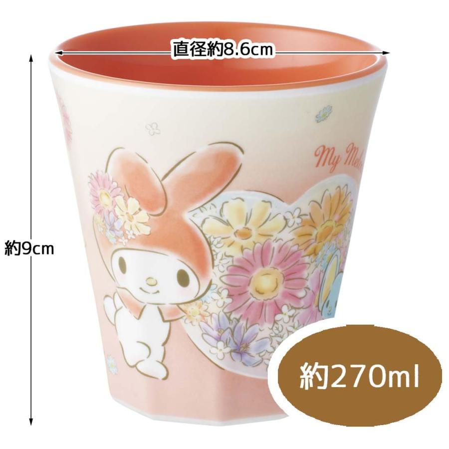 SKATER スケーター タンブラー メラミン コップ 270ml マイメロディ フラワー サンリオ MTB2-A (プレゼント 入学祝い 入園特集 入学特集 入園準備 入学準備) | スケーター | 03