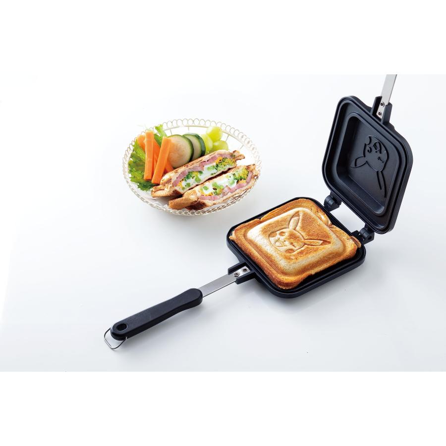 スケーター SKATER ホットサンドメーカー かわいい焼き上がり 直火