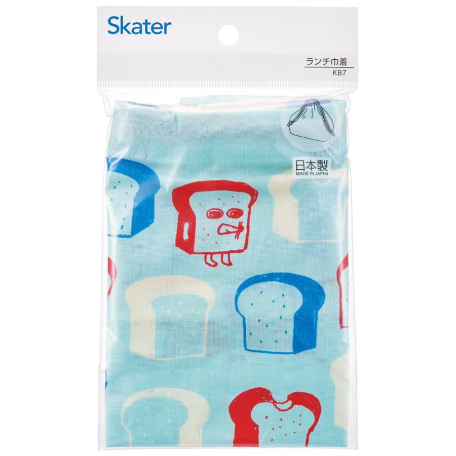 SKATER スケーター パンどろぼう KB7 ランチ巾着 (プレゼント 入園祝い 入学祝い 入園準備 保育園 小学校 子供 小学生 かわいい おしゃれ お返し) | スケーター | 02