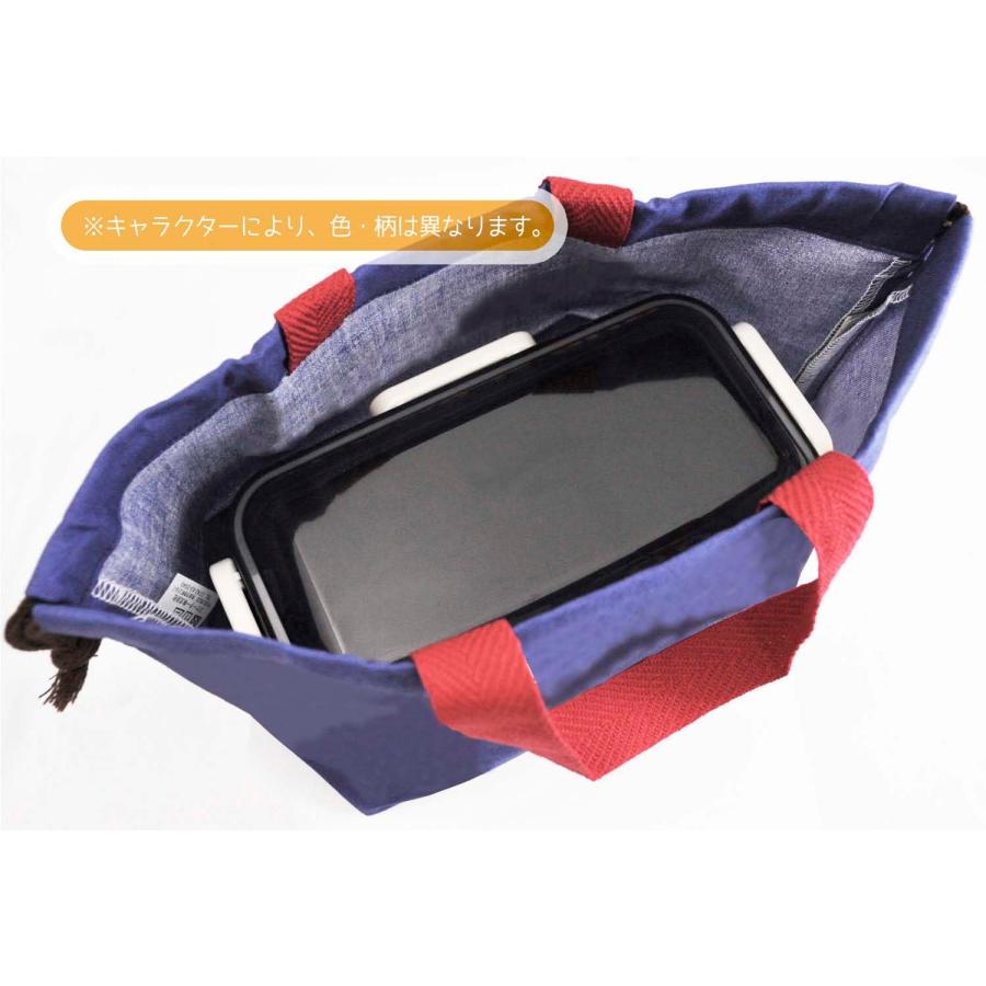 SKATER スケーター パンどろぼう KB7 ランチ巾着 (プレゼント 入園祝い 入学祝い 入園準備 保育園 小学校 子供 小学生 かわいい おしゃれ お返し) | スケーター | 05