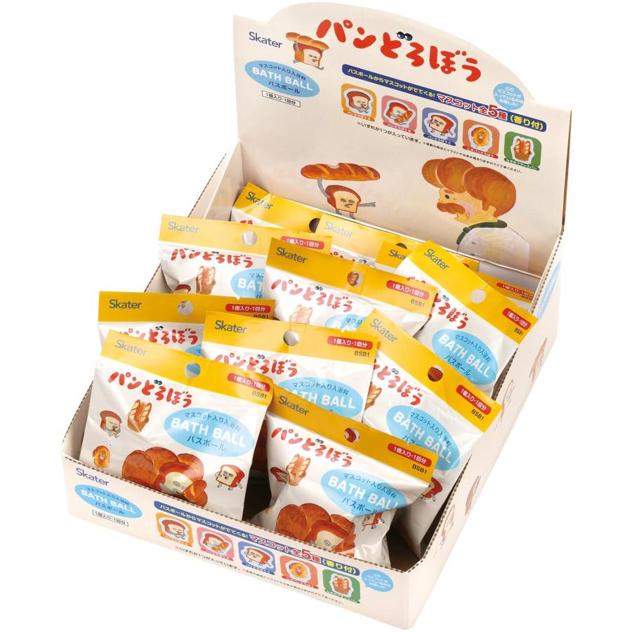 スケーター SKATER マスコット入り 入浴剤 バスボール バスボム BOX