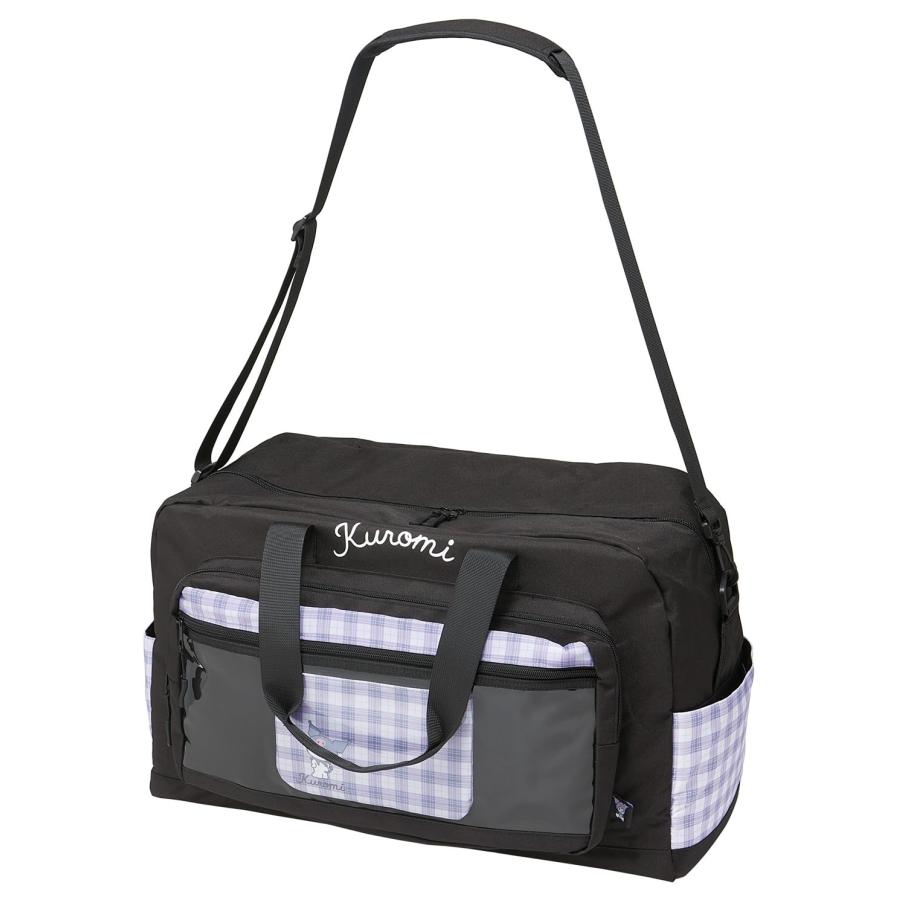 SKATER スケーター ポーチ付 ボストン バッグ クリアポケット サンリオ クロミ ZBTB1-A (プレゼント 子供 女の子 かわいい おしゃれ お返し キャラクター) | スケーター | 02