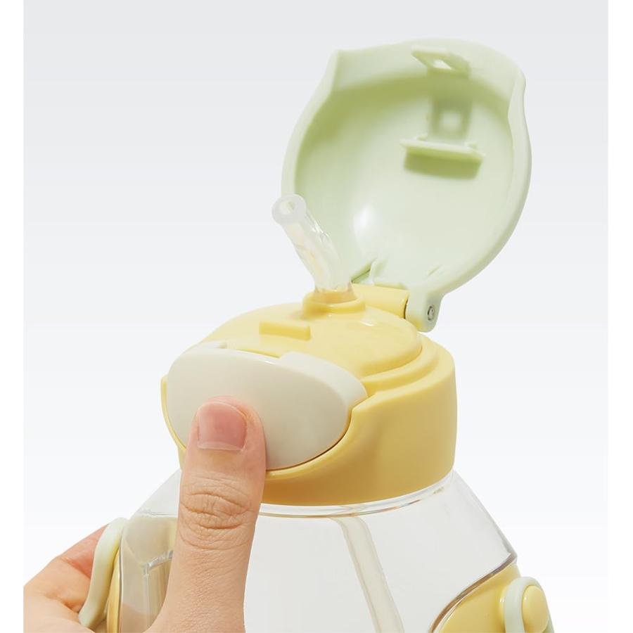 SKATER スケーター 水筒 ストロー付き 530ml ストロー水筒 ワンプッシュ 子供用 おさるのジョージ PDSH6DX-A (プレゼント 保育園 幼稚園 小学校 子供 女の子) | スケーター | 03