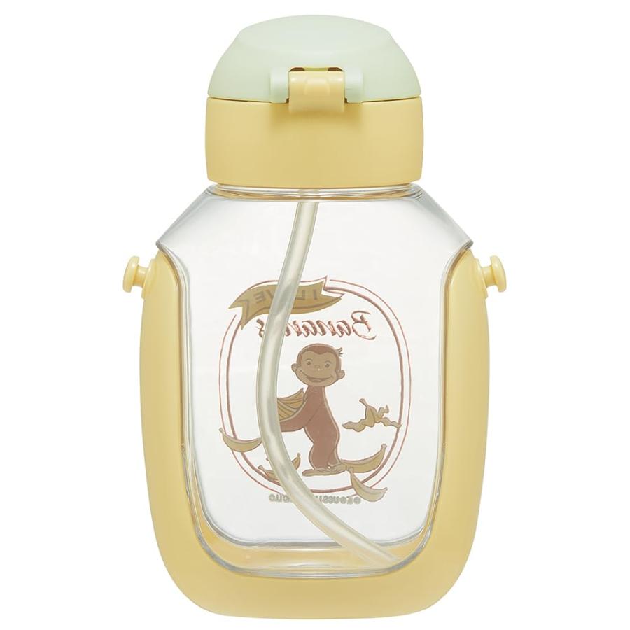 SKATER スケーター 水筒 ストロー付き 530ml ストロー水筒 ワンプッシュ 子供用 おさるのジョージ PDSH6DX-A (プレゼント 保育園 幼稚園 小学校 子供 女の子) | スケーター | 06