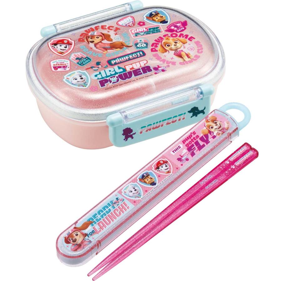 SKATER スケーター 子供用 お弁当箱 1段 360ml 中子付き おかず容器 ふわっと盛れるドーム型 キッズランチ 抗菌加工 日本製 パウ パトロール GIRL PUP 女の子 | スケーター | 08