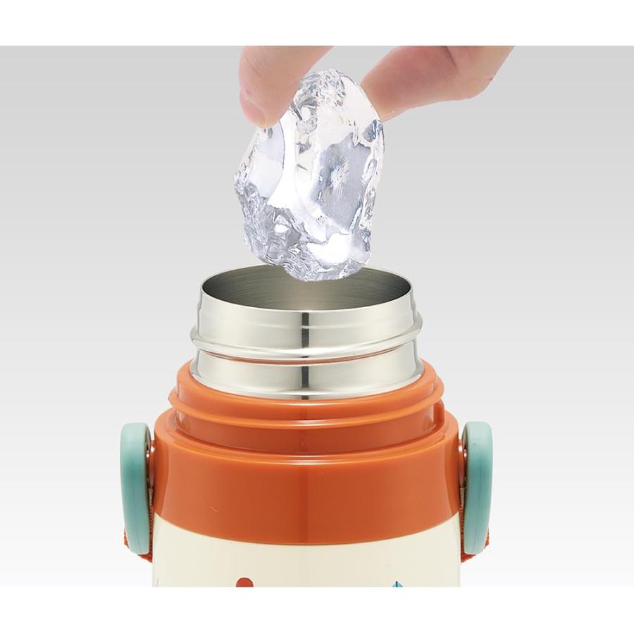 SKATER スケーター 子供用 ステンレス 水筒 2way ストロー飲み 400ml コップ飲み 350ml トミカとトム つむぱぱ 軽量タイプ 保温 保冷小容量タイプ waterbottle | スケーター | 08