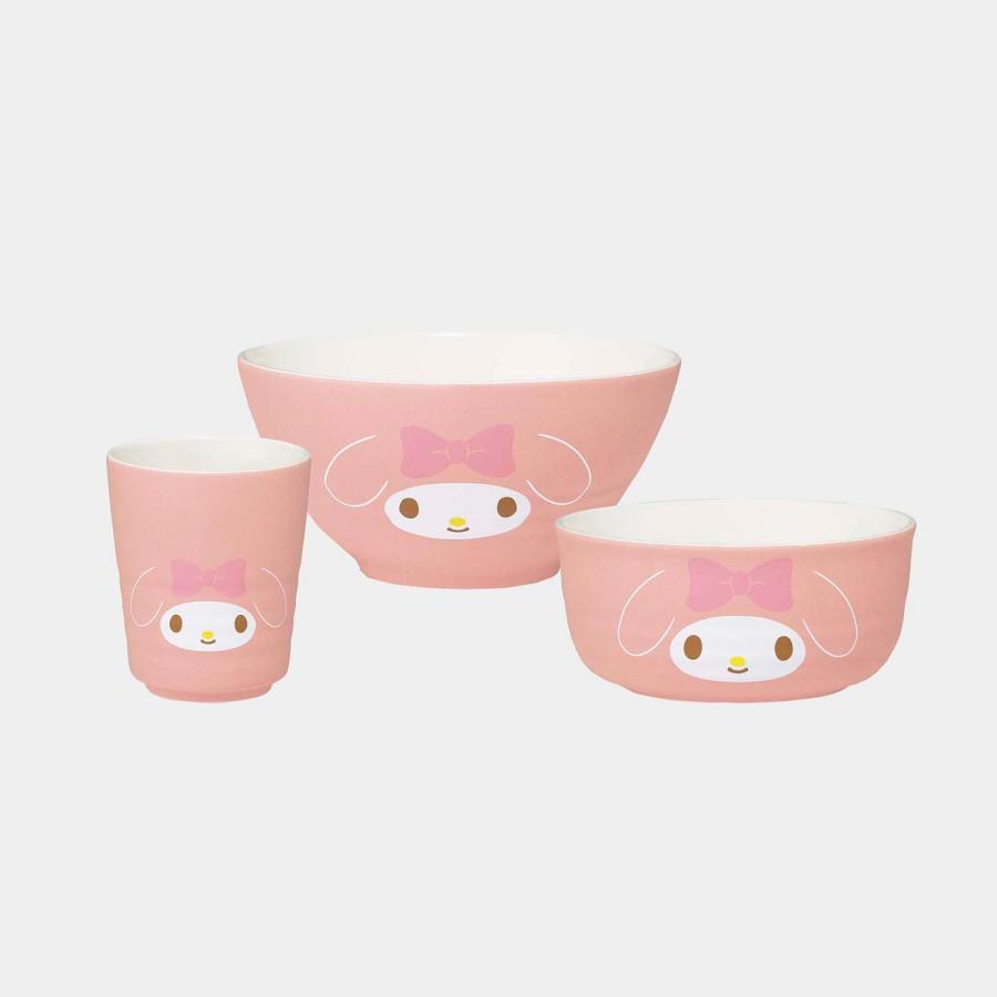 0204-054 マイメロディ　どんぶり　2個セット サンリオ マイメロディ フタ付きどんぶり 食器 Sanrio