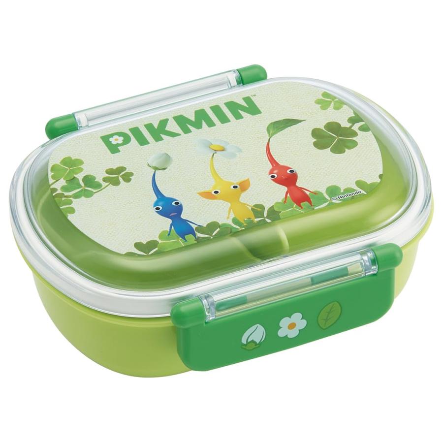 SKATER スケーター 子供用 お弁当箱 1段 360ml ふわっと盛れるドーム型 ピクミン 抗菌 子供用 日本製 QAF2BAAG-A (プレゼント 保育園 幼稚園 小学校 子供) | スケーター