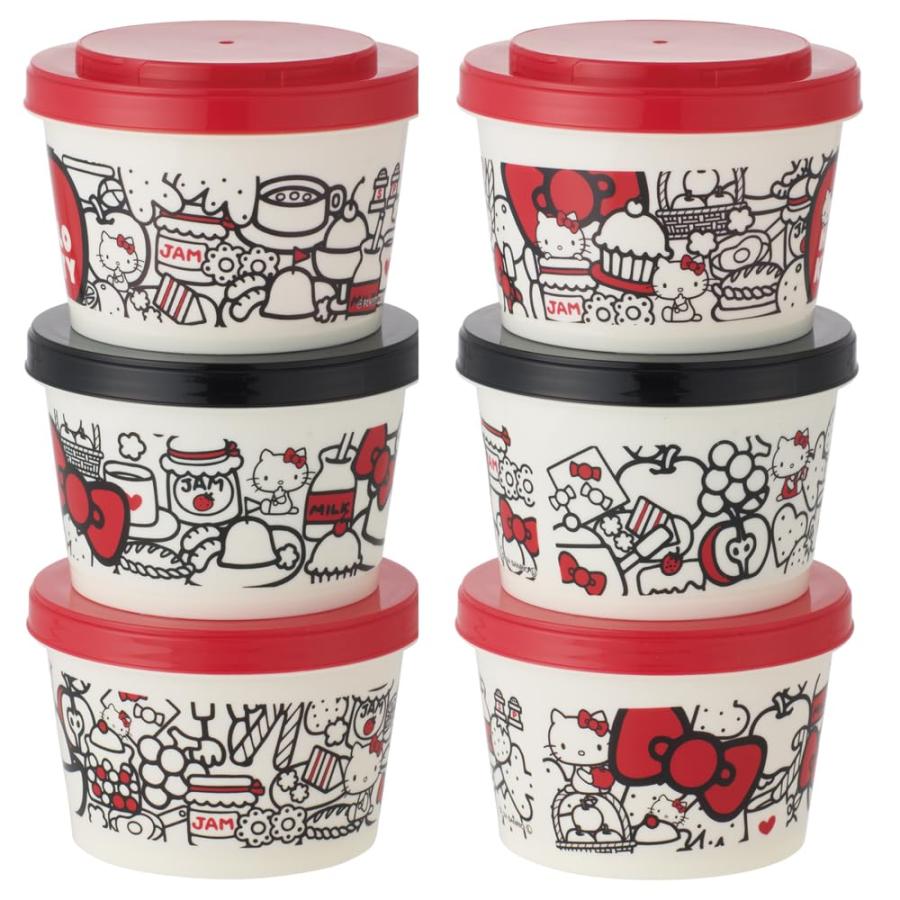 Hello Kitty 保存容器 7個セット　調味料入れ　レア スケーター SKATER 保存容器 3個セット 240ml おかず入れ サンリオ